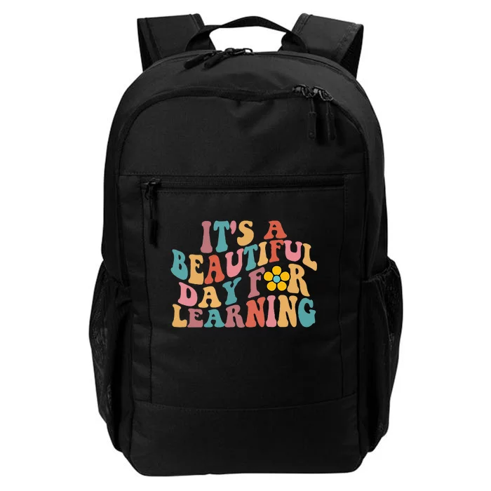 Its a Beautiful Day For Learning Groovy Waves style Daily Commute Backpack