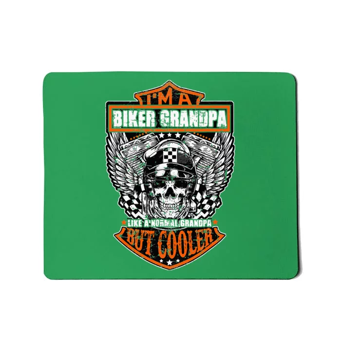 Im A Biker Grandpa Like A Normal Grandpa But Cooler Gifts Mousepad