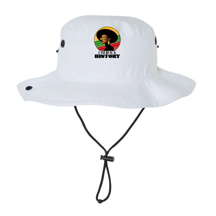 I Am Black History Stylish Black African American Woman Legacy Cool Fit Booney Bucket Hat