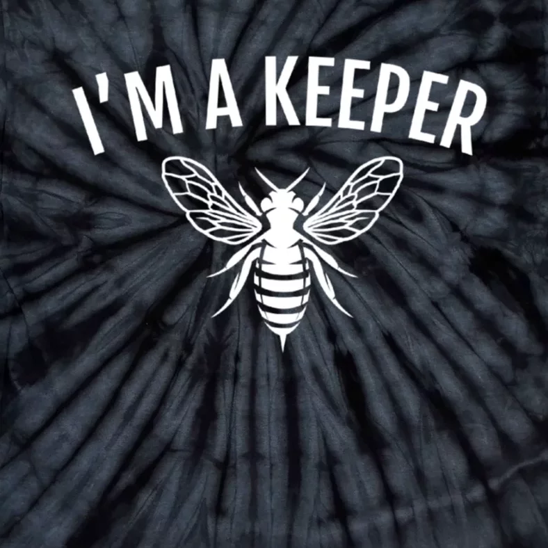 I'm A (Bee)keeper Gift Funny Beekeeper Beekeeping Funny Gift Tie-Dye T-Shirt