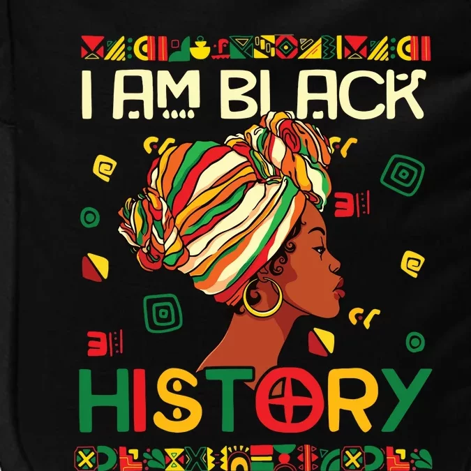 I Am Black History Month African American For Women Girl Impact Tech Backpack