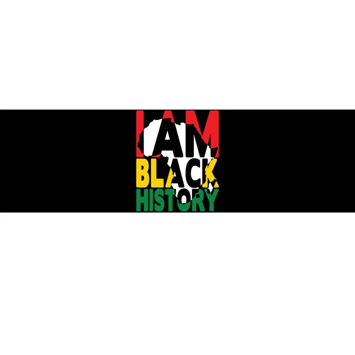 I Am Black History Month African American Pride Celebration Bumper Sticker