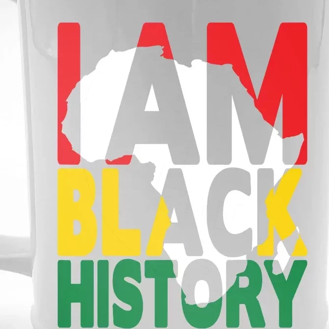 I Am Black History Month African American Pride Celebration Front & Back Beer Stein