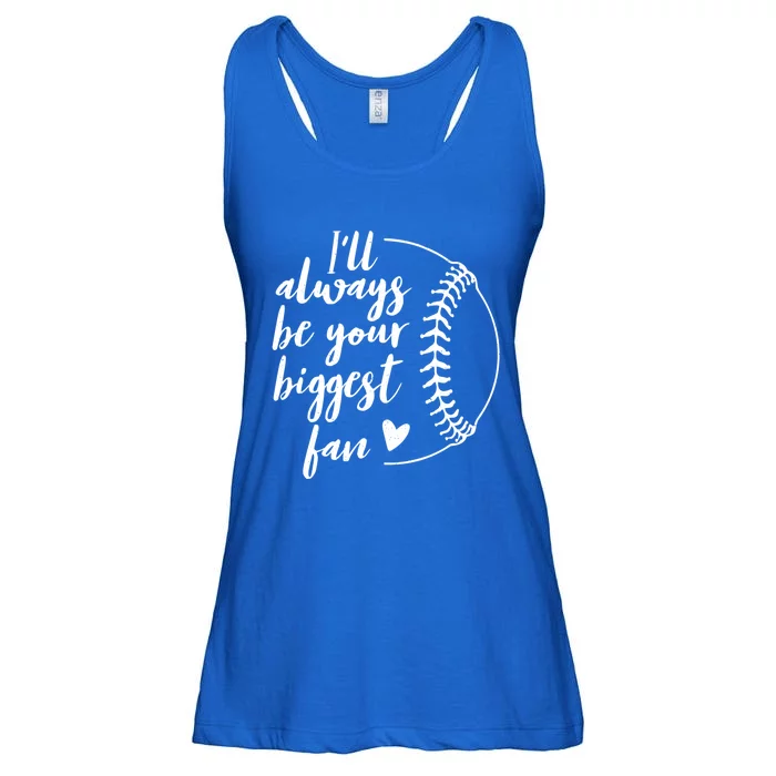 I'll Always Be Your Biggest Baseball Fan Gift Softball Fans Cute Gift Ladies Essential Flowy Tank