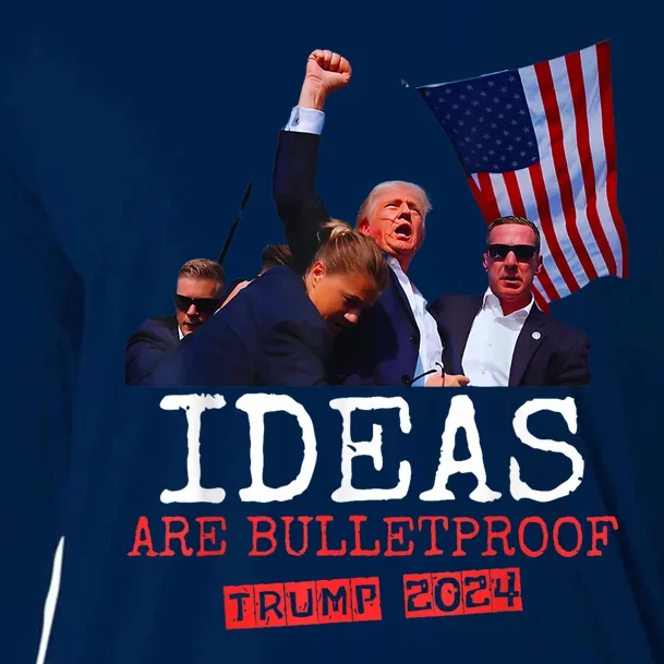 Ideas Are Bulletproof Trump 2024 Cooling Performance Long Sleeve Crew