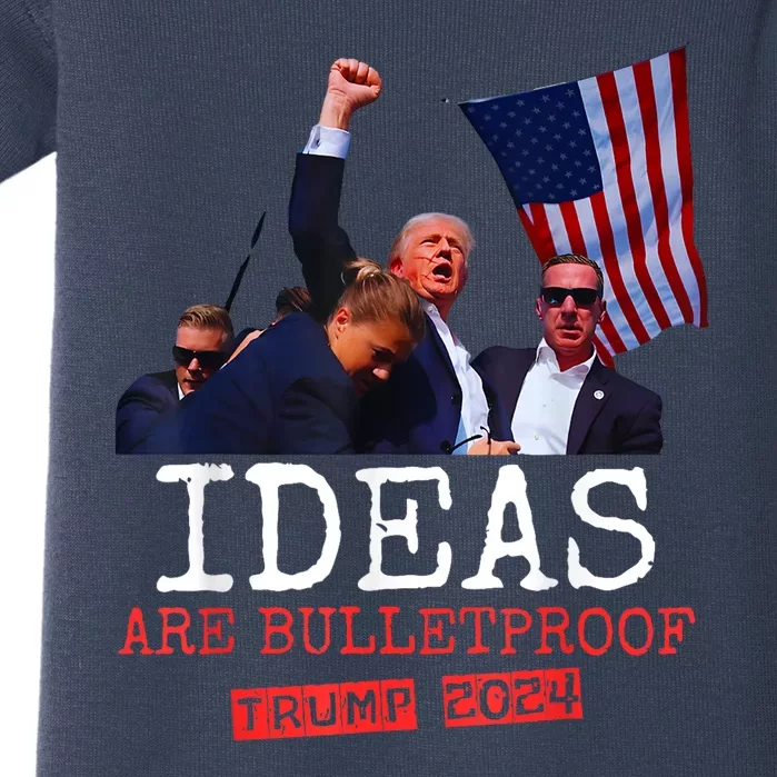 Ideas Are Bulletproof Trump 2024 Baby Bodysuit