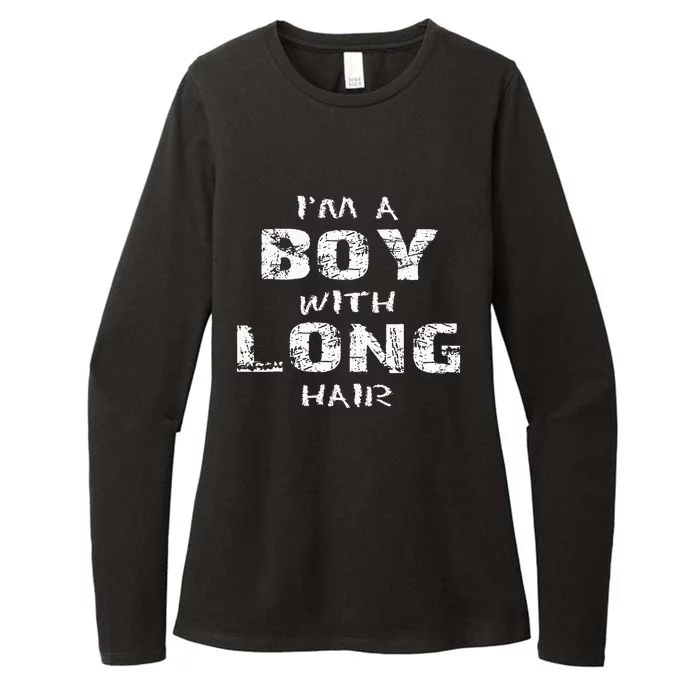 IM A Boy With Long Hair Womens CVC Long Sleeve Shirt