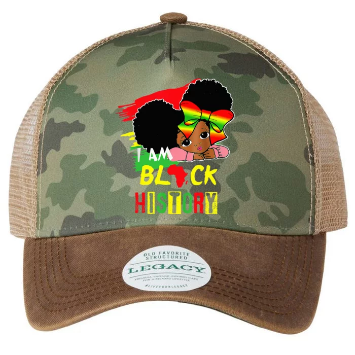 I Am Black History Month Black Melanin Legacy Tie Dye Trucker Hat