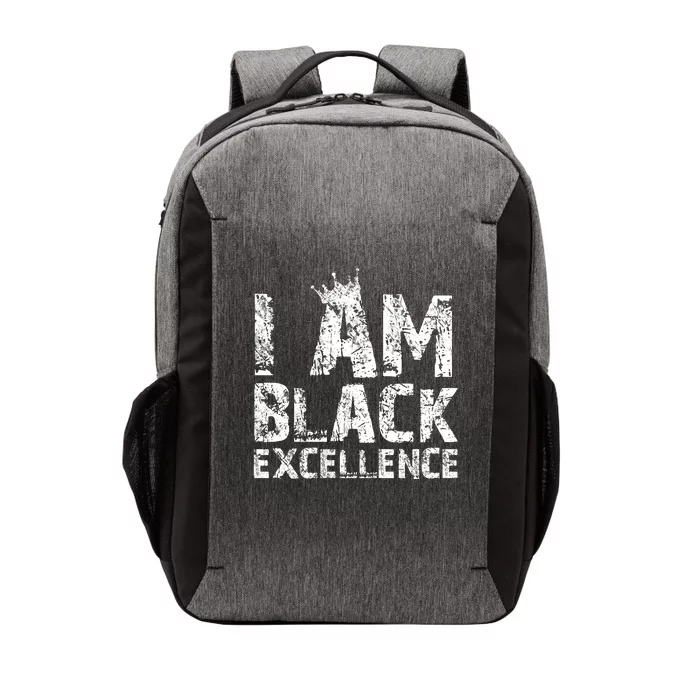 I Am Black Excellence Vector Backpack