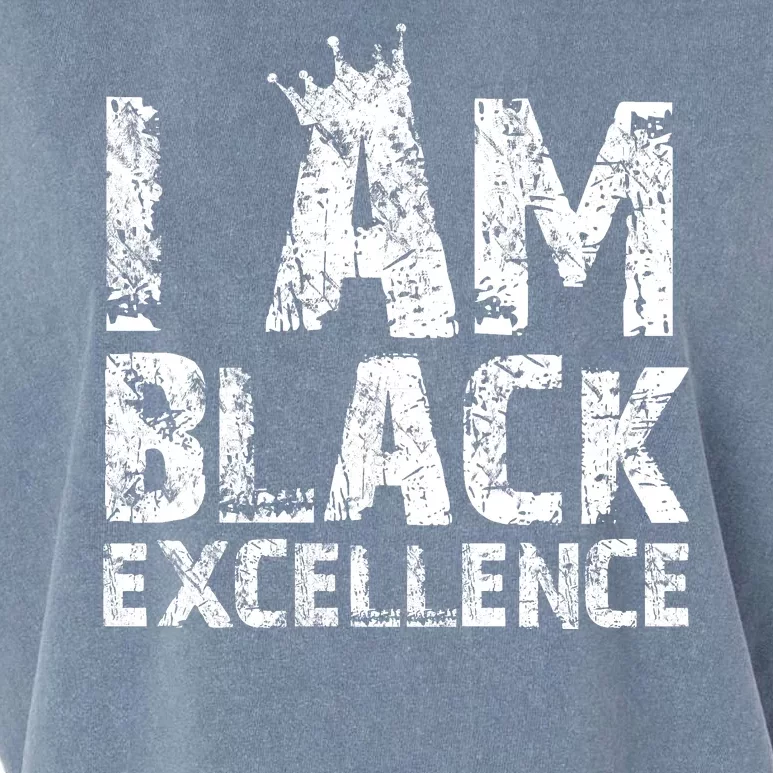 I Am Black Excellence Garment-Dyed Women's Muscle Tee