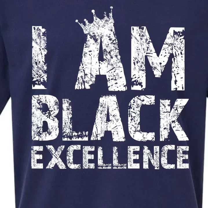 I Am Black Excellence Sueded Cloud Jersey T-Shirt