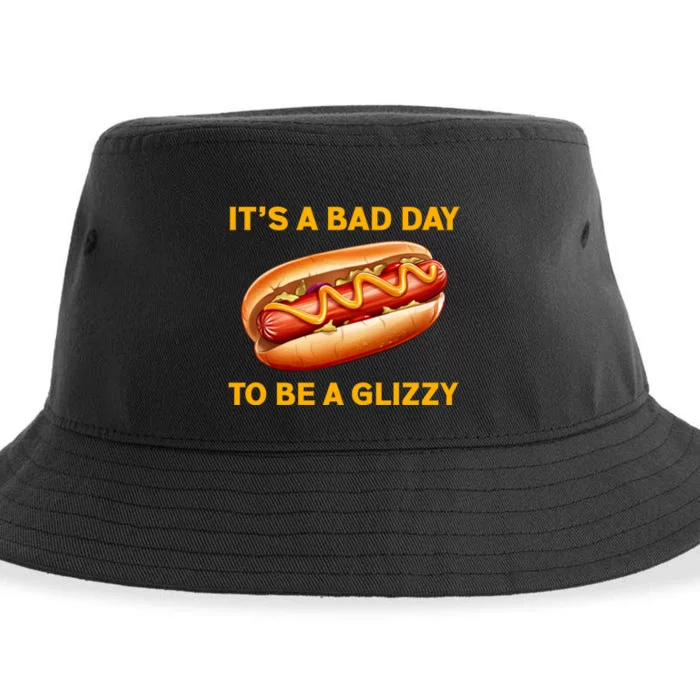 It’s A Bad Day To Be A Glizzy Hotdog Sustainable Bucket Hat