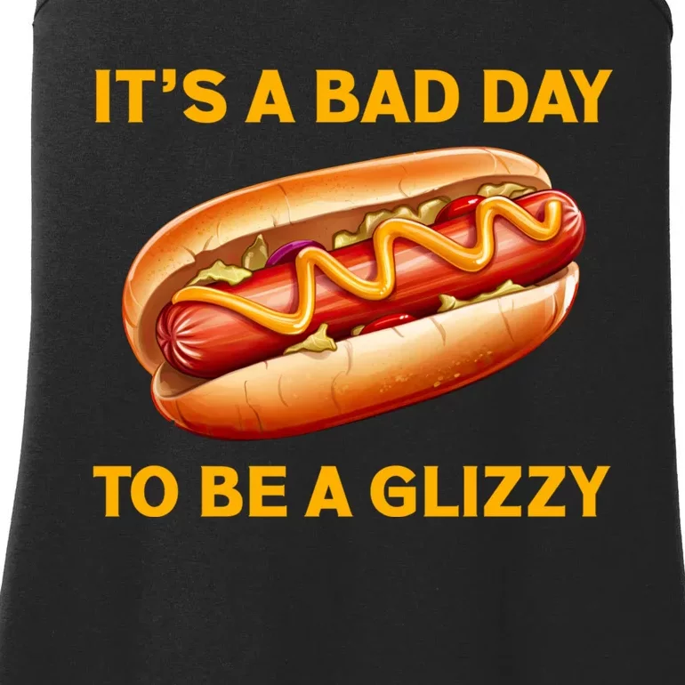 It’s A Bad Day To Be A Glizzy Hotdog Ladies Essential Tank