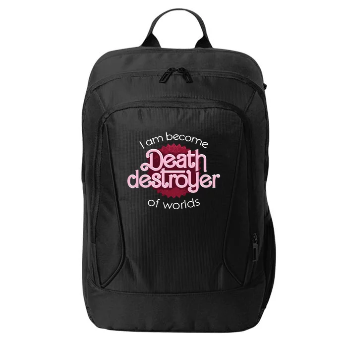 I Am Become Death Destroyer Of Worlds Oppenheimer City Backpack