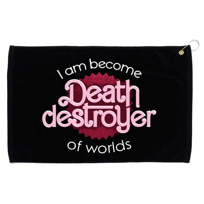 I Am Become Death Destroyer Of Worlds Oppenheimer Grommeted Golf Towel