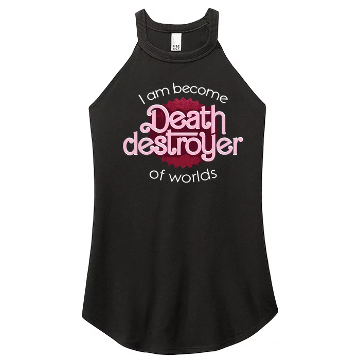 I Am Become Death Destroyer Of Worlds Oppenheimer Women’s Perfect Tri Rocker Tank