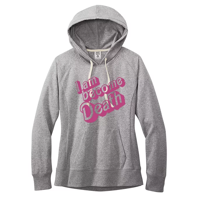 I Am Become Death In Pink Women's Fleece Hoodie