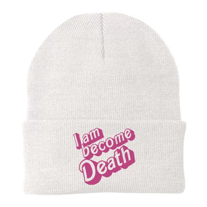 I Am Become Death In Pink Knit Cap Winter Beanie