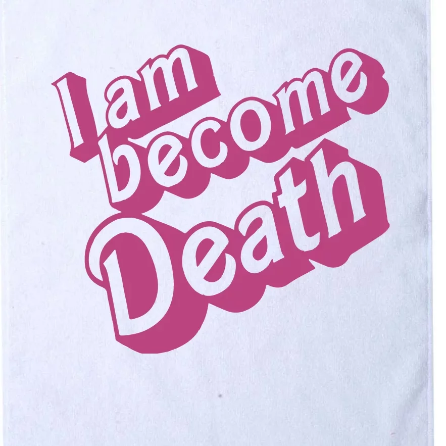 I Am Become Death In Pink Platinum Collection Golf Towel