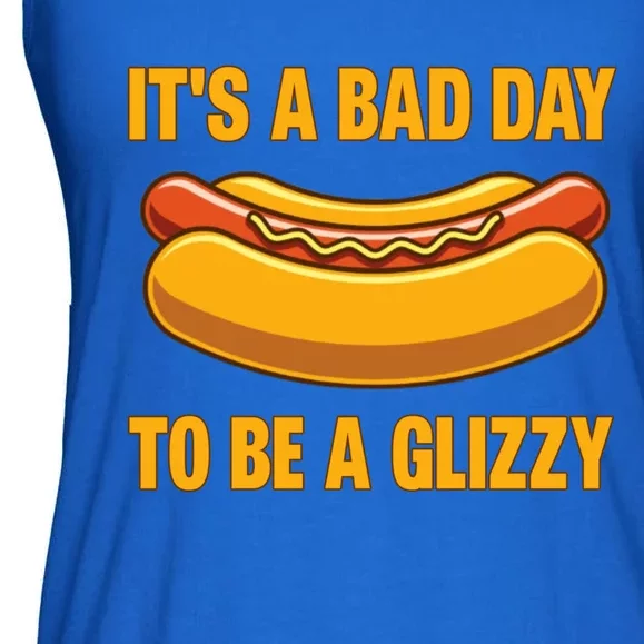 It’s A Bad Day To Be A Glizzy Hotdog Ladies Essential Flowy Tank