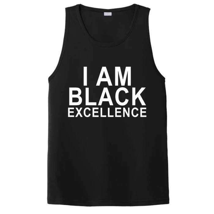 I Am Black Excellence Performance Tank