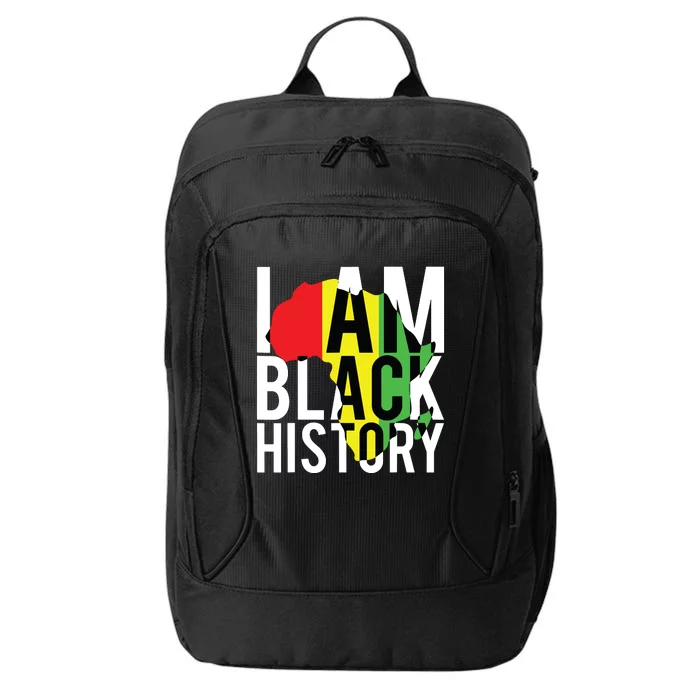 I Am Black History Black History Month Pride Gift City Backpack