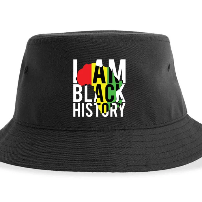 I Am Black History Black History Month Pride Gift Sustainable Bucket Hat