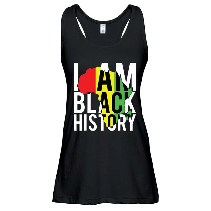 I Am Black History Black History Month Pride Gift Ladies Essential Flowy Tank