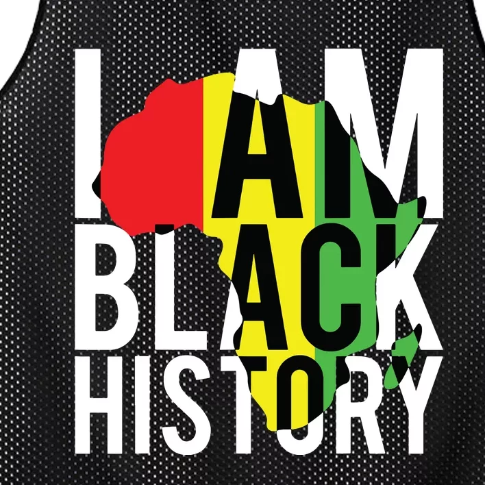 I Am Black History Black History Month Pride Gift Mesh Reversible Basketball Jersey Tank