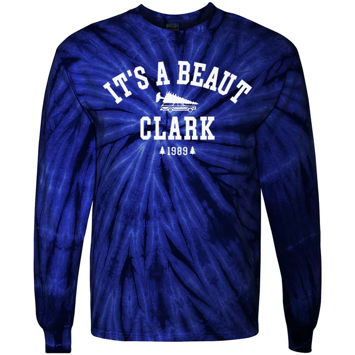 ItS A Beaut Clark Christmas Tree Funny ChristmasChristmas Gift Christmas In Tie-Dye Long Sleeve Shirt