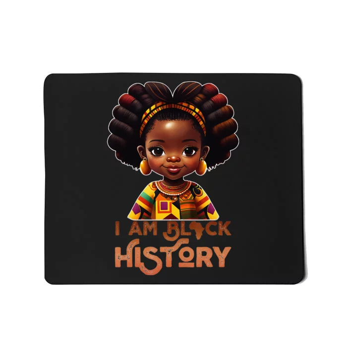 I Am Black History Month African American Melanin Queen Mousepad