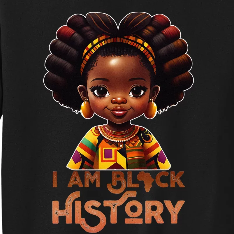 I Am Black History Month African American Melanin Queen Tall Sweatshirt