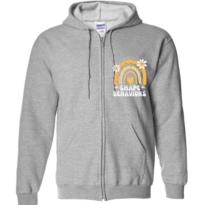 It's A Beautiful Day To Shape Behaviors Autism Awareness Full Zip Hoodie