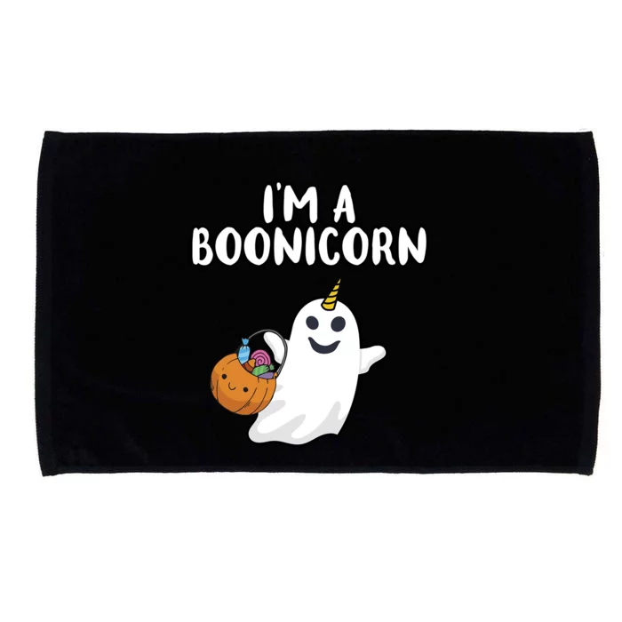 Im A Boonicorn Halloween Party Dress Unicorn Ghost Gift Microfiber Hand Towel