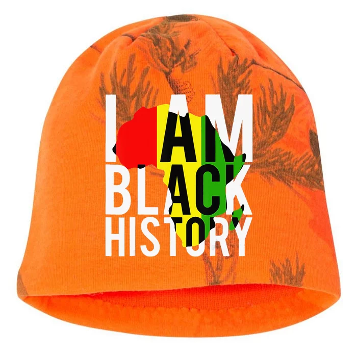 I Am Black History Month African American Pride Celebration Kati - Camo Knit Beanie