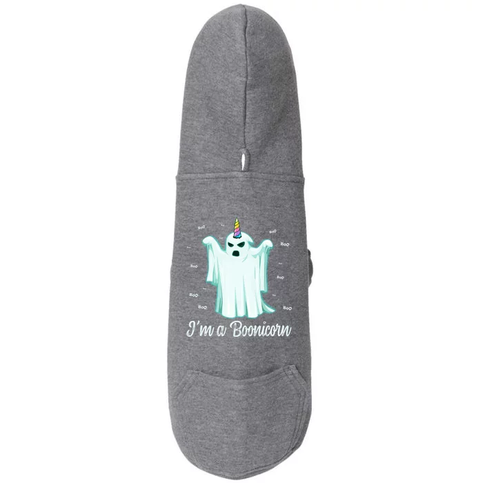 Im A Boonicorn Cute Halloween Gift Funny Ghost Unicorn Meaningful Gift Doggie 3-End Fleece Hoodie