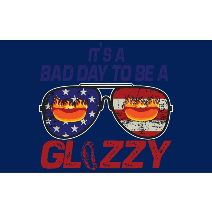 Its A Bad Day To Be A Glizzy Funny Hotdog Bumper Sticker