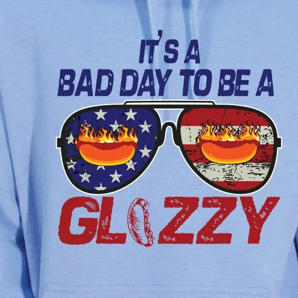 Its A Bad Day To Be A Glizzy Funny Hotdog Unisex Surf Hoodie