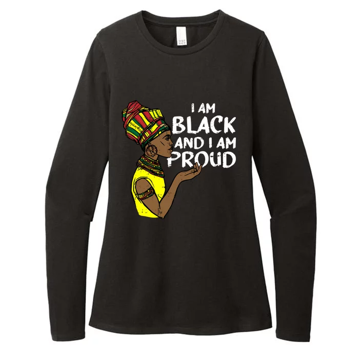 I Am Black And I Am Proud History African American Funny Gift Womens CVC Long Sleeve Shirt