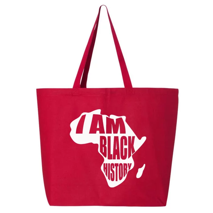 I Am Black History Month African American Pride Celebration 25L Jumbo Tote