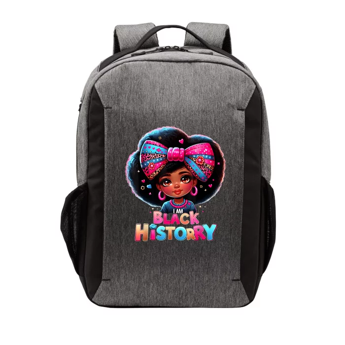 I Am Black History Month Black Melanin Vector Backpack