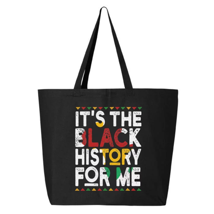 I Am Black History Month African American Pride Celebration 25L Jumbo Tote