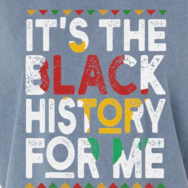 I Am Black History Month African American Pride Celebration Garment-Dyed Women's Muscle Tee