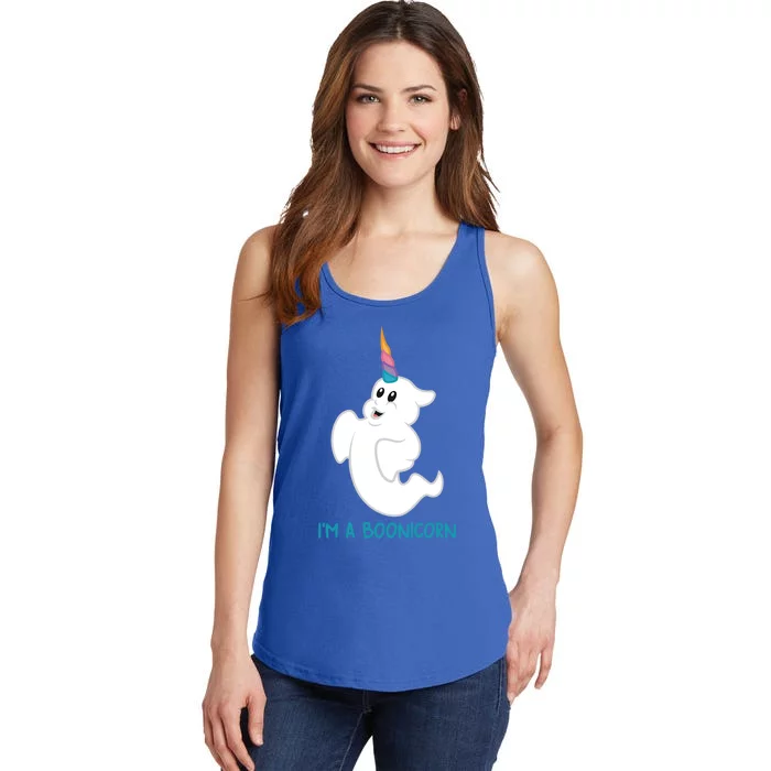 Im A Boonicorn Cute Halloween Unicorn Ghost Cool Gift Ladies Essential Tank