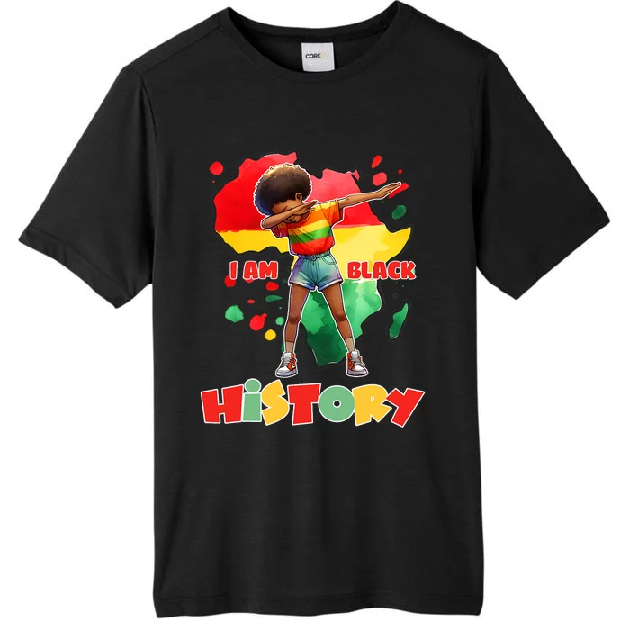 I Am Black History Black History Month Dabbing ChromaSoft Performance T-Shirt