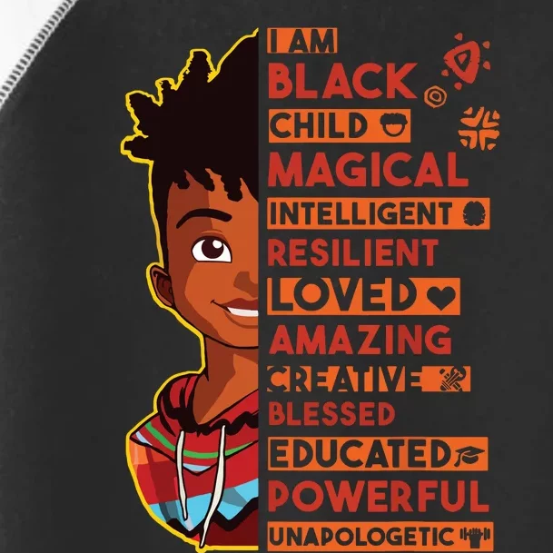 I Am Black History Month Boy African American Toddler Fine Jersey T-Shirt