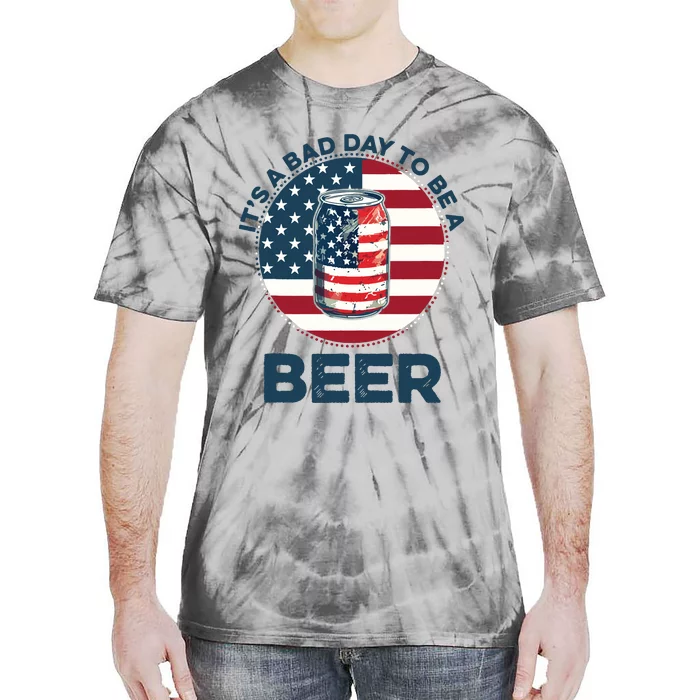 Its A Bad Day To Be Beer Vintage Tie-Dye T-Shirt