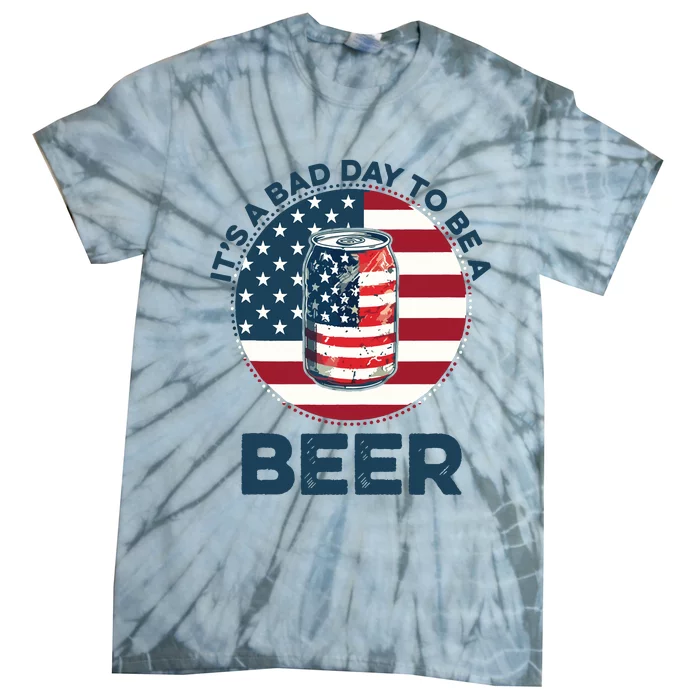 Its A Bad Day To Be Beer Vintage Tie-Dye T-Shirt