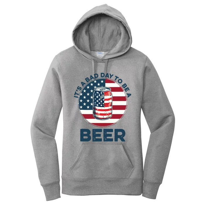 Its A Bad Day To Be Beer Vintage Women's Pullover Hoodie