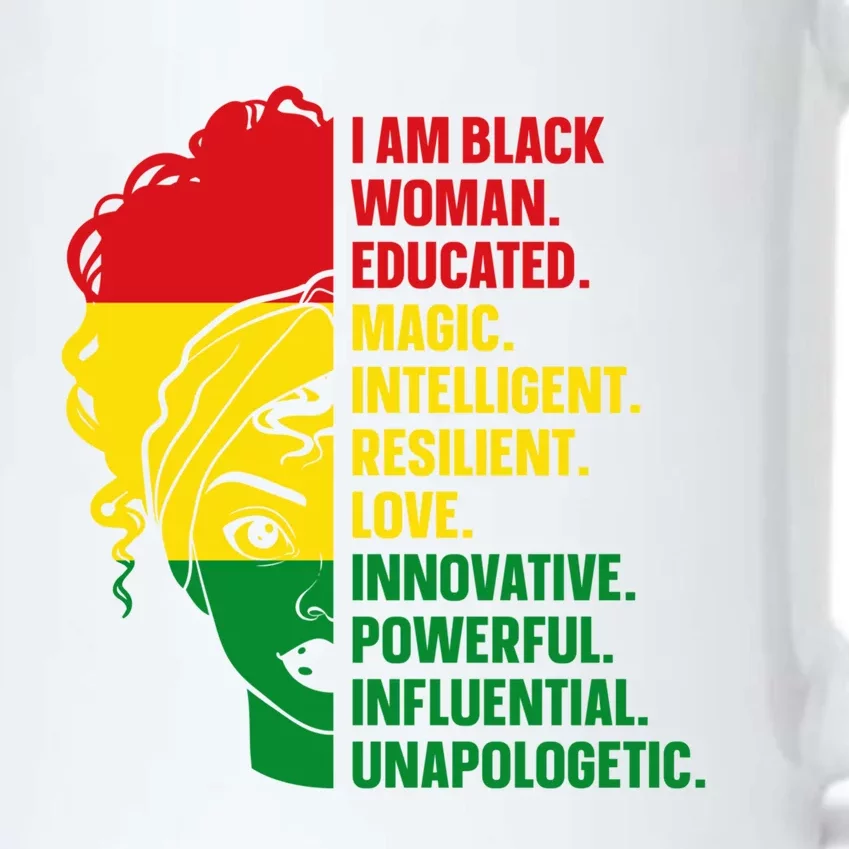 I Am Black And Educated Meaningful Gift Black Color Changing Mug